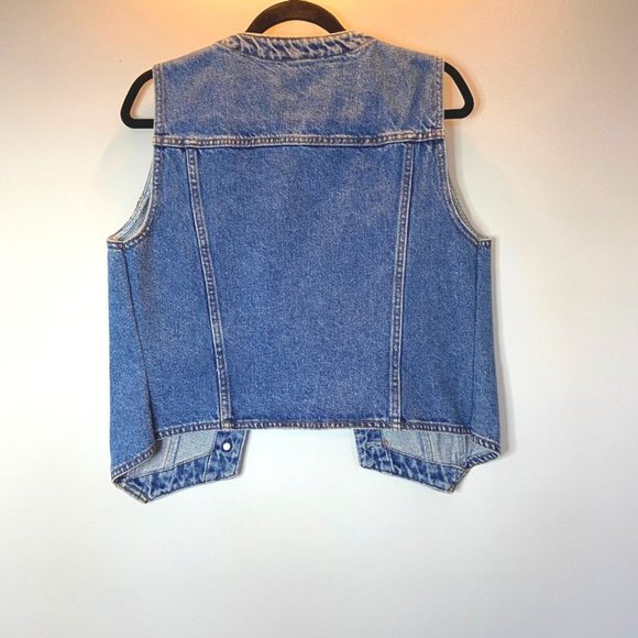 Vintage Guess Vest - Denim / Made in USA / Button Down - Picture 2 of 4